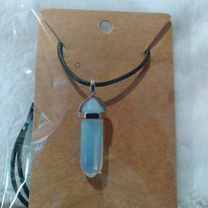 Handmade crystal necklace